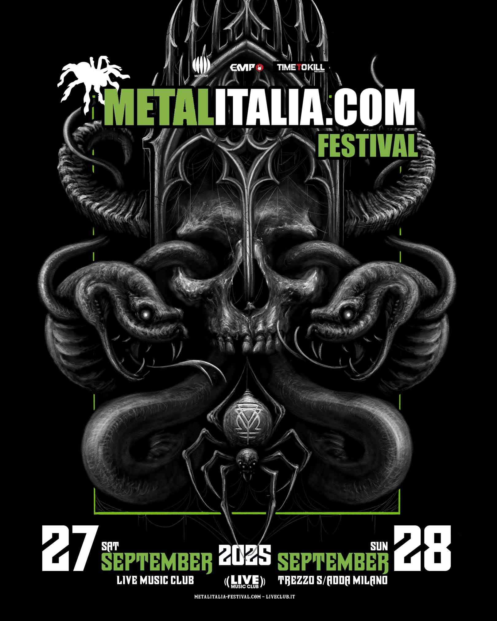 Featured image for “Il 27 e il 28 settembre il Metalitalia Festival torna al Live Music Club di Trezzo e arriva alla sua dodicesima edizione!”